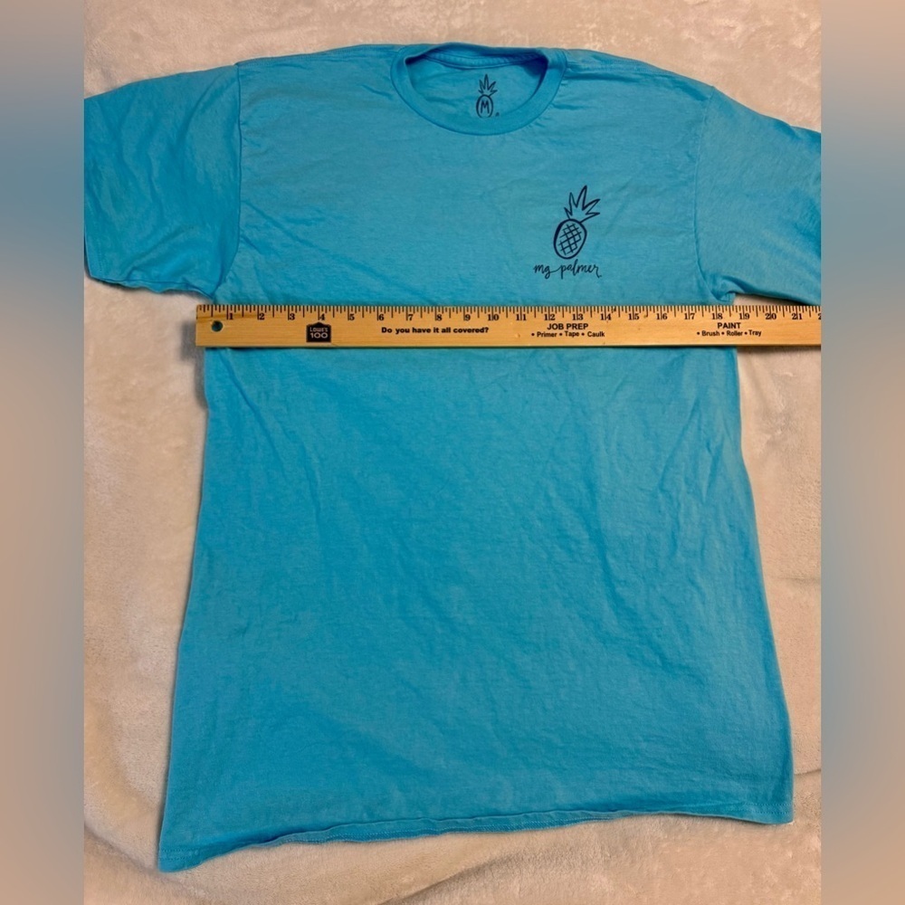 mg palmer Stand Out, Teal Fish Tee medium - Picture 3 of 6